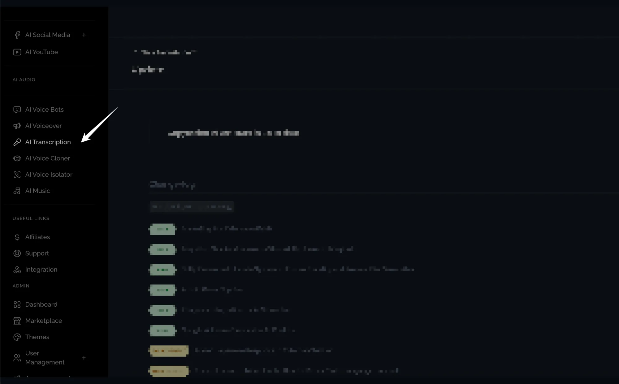 AI Transcription