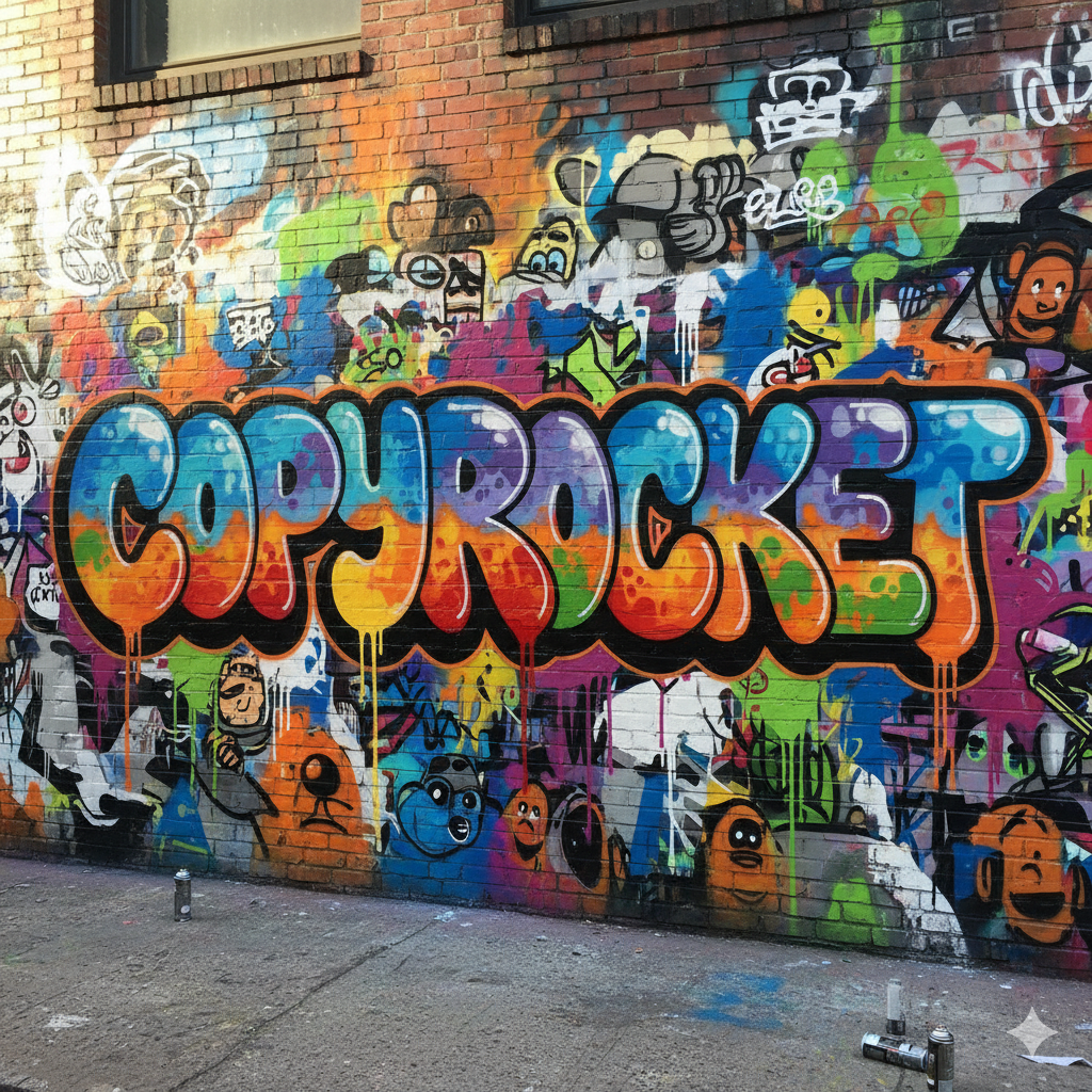 8 AI Prompts for Bubble Graffiti Letters