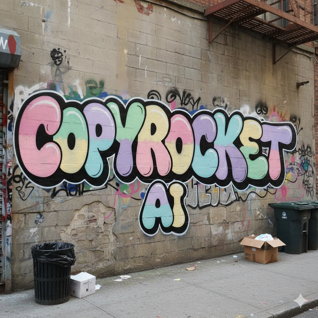 8 AI Prompts for Bubble Graffiti Letters