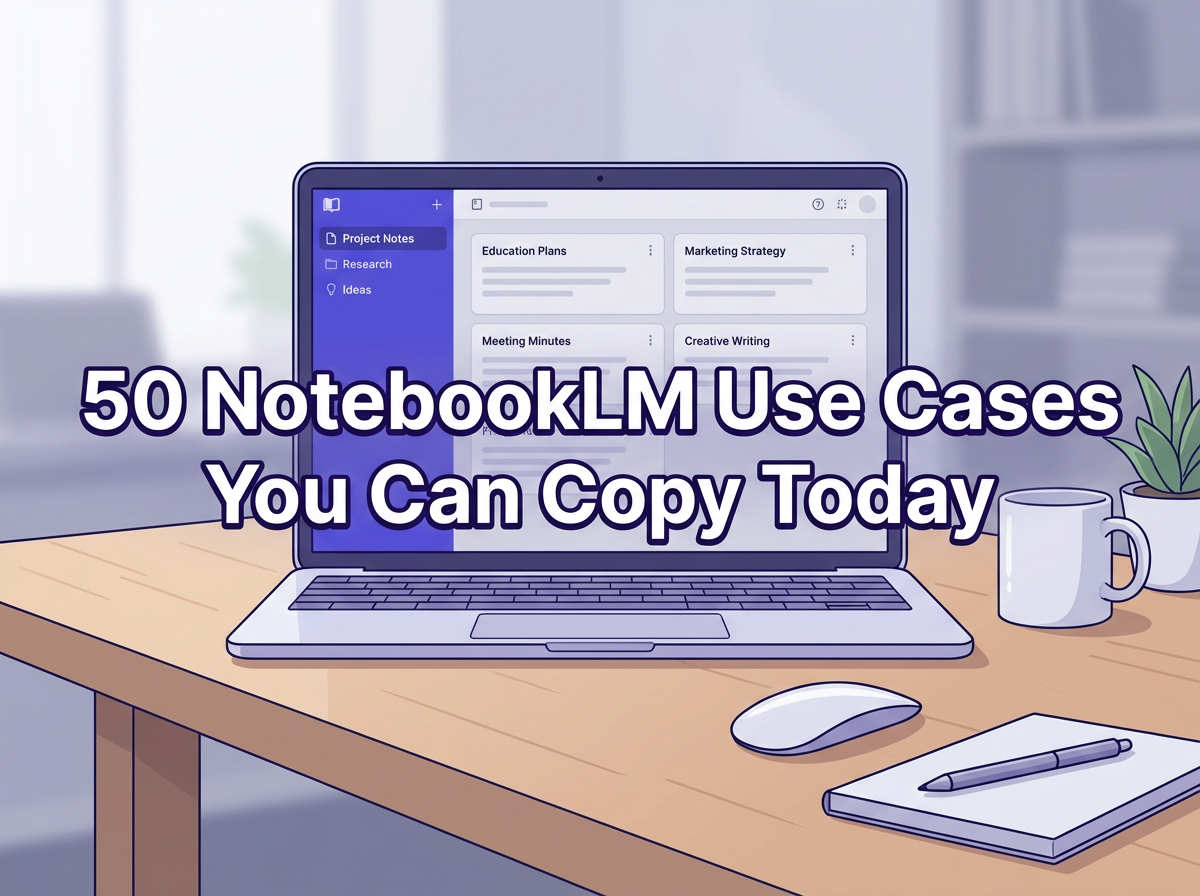 50 NotebookLM Use Cases You Can Copy Today