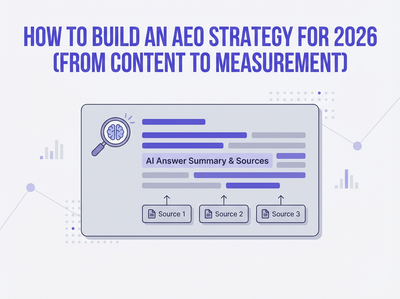 How to Build an AEO Strategy for 2026 (From Content to Measurement)