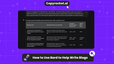 How to Use Bard to Help Write Blogs (Prompts Inside)