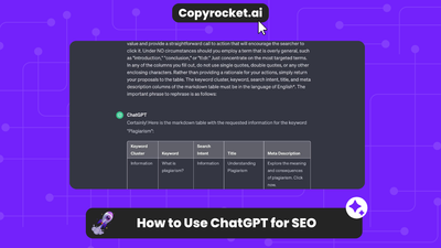 How to Use ChatGPT for SEO (Prompts Included)