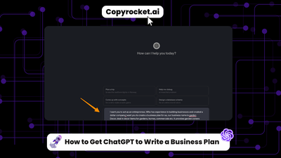 How to Get ChatGPT to Write a Business Plan (Prompt Included)