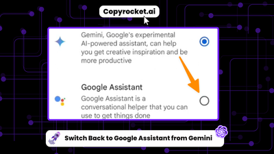 How to Switch Back to Google Assistant from Gemini?