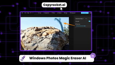 How to use Windows Photos Magic Eraser AI Feature?