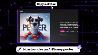 How to make an AI Disney poster (3 Methods)