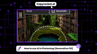 How to use AI in Photoshop (Generative Fill) - Ultimate Guide