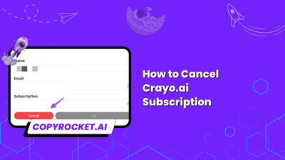 How to Cancel Crayo.ai Subscription (3 Simple Steps)