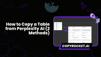How to Copy a Table from Perplexity AI (2 Methods)