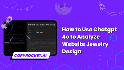 How to Use Chatgpt 4o to Analyze Website Jewelry Design (2 Methods)