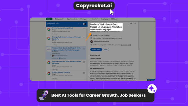 7 Best AI Tools for Career Growth, Job Seekers