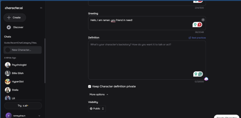 How to create a good Character AI bot (14 Tips)