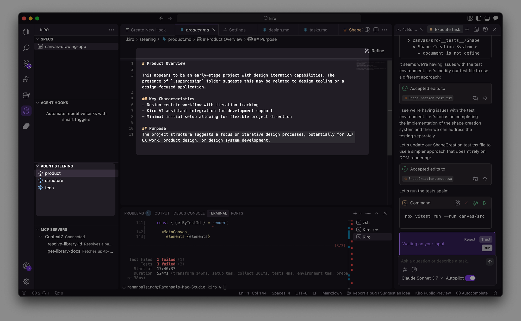 Kiros Agent Steering for Context Awareness
