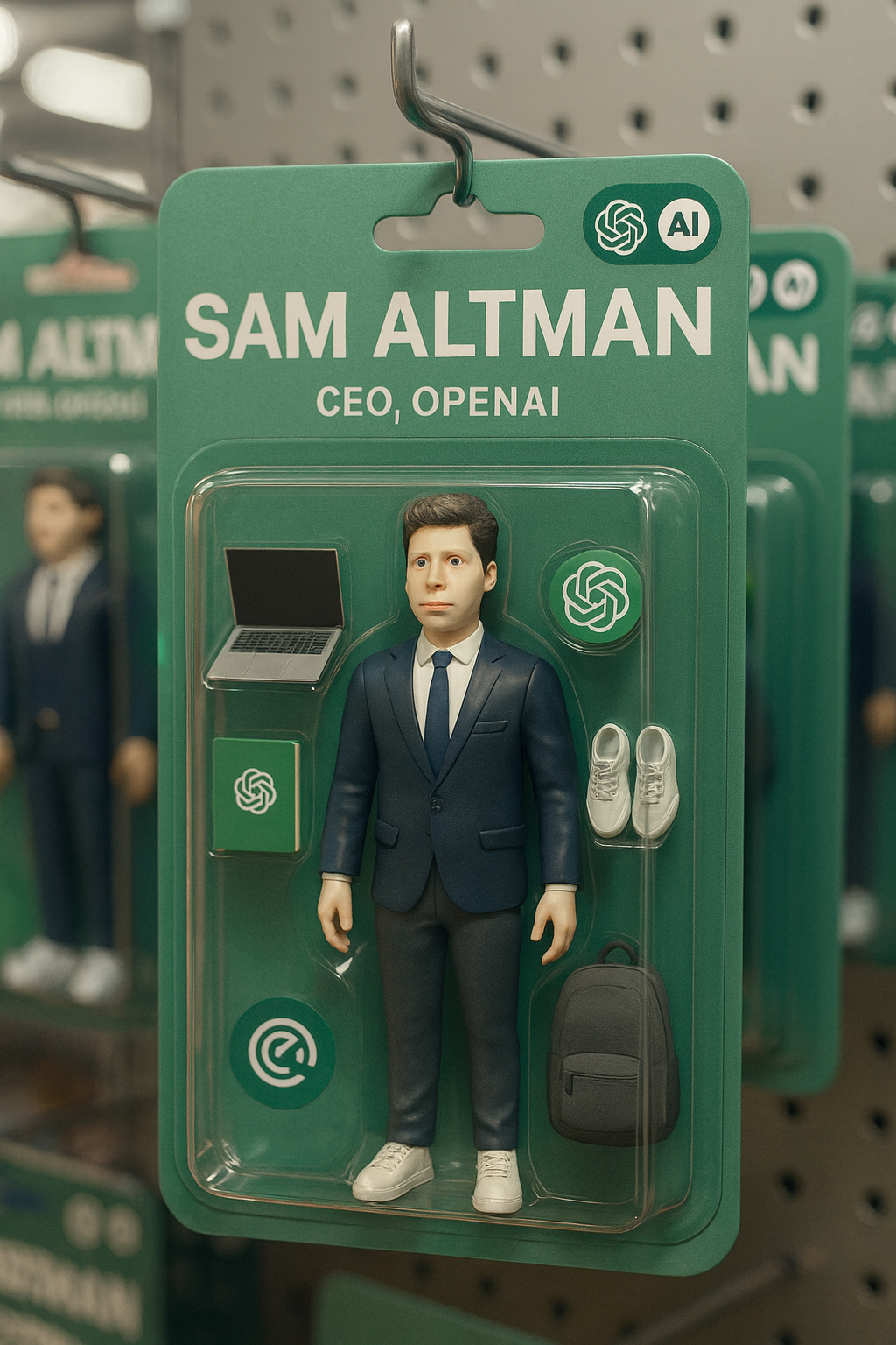 Action Figure in Supermarket Style