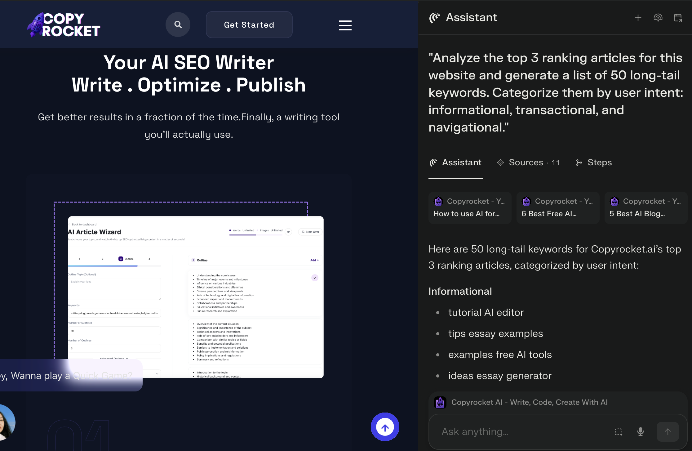 Automated Keyword Discovery