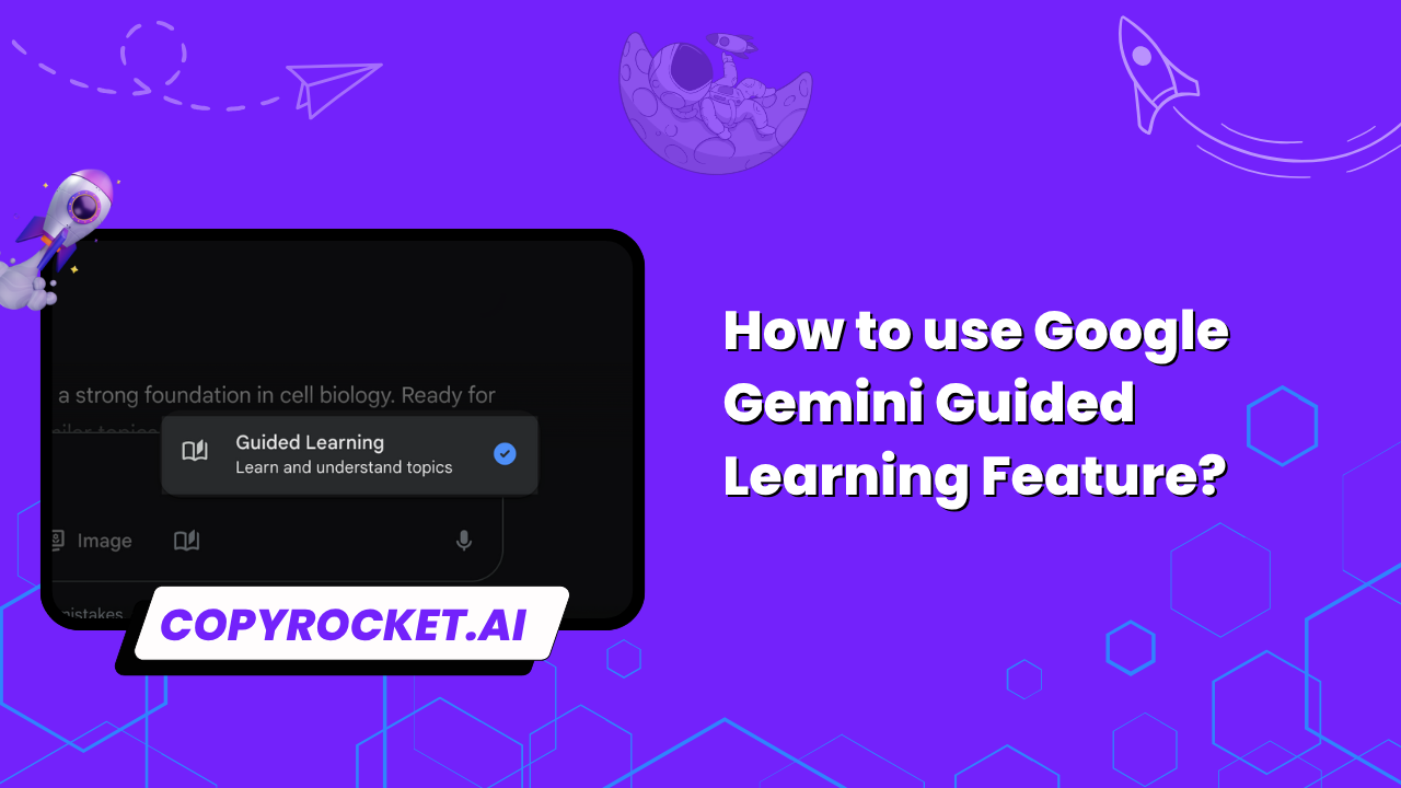 How to use Google Gemini Guided Learning Feature?
