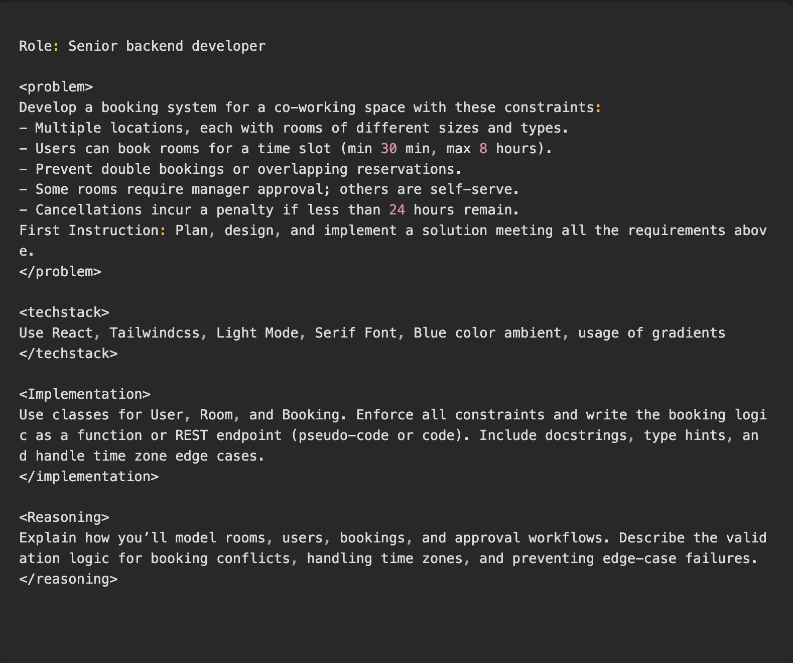 Prompt for Coworking Booking App
