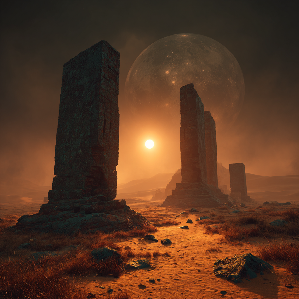 Ancient Ruin on Exoplanet