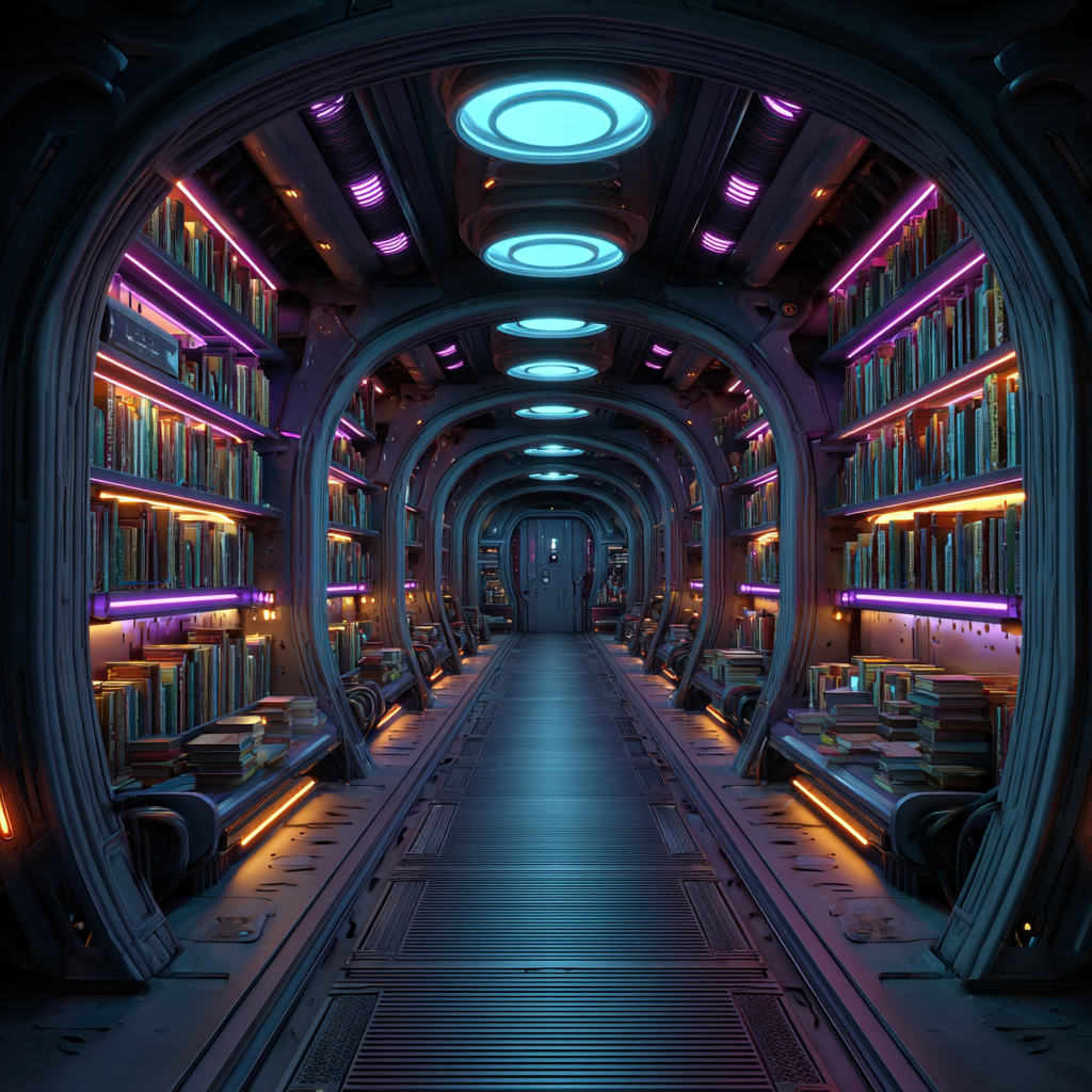 Galactic Library Interior