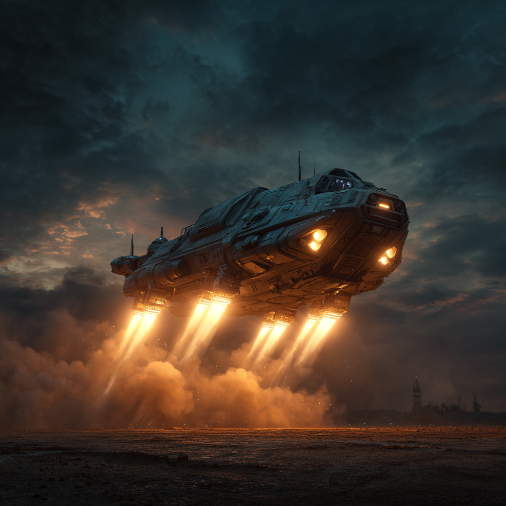 Starship Launch Hero Shot