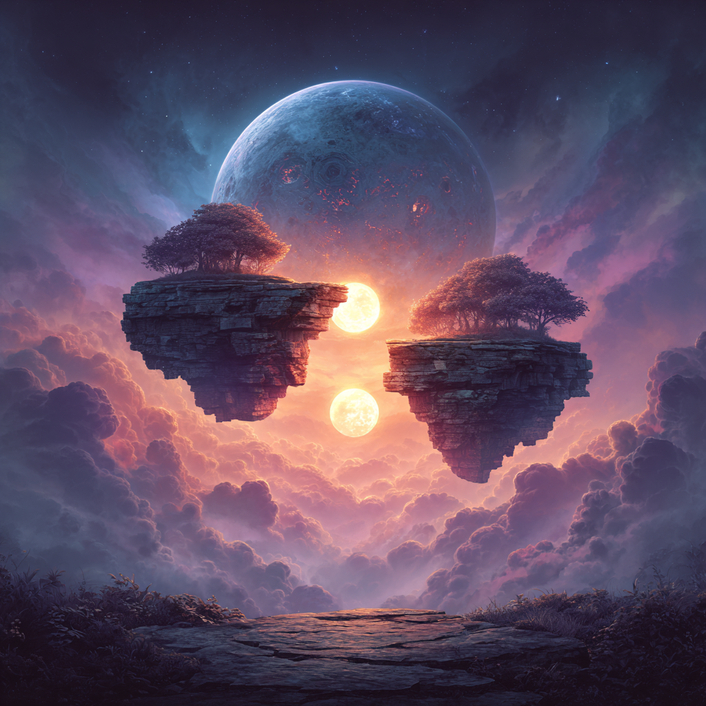 Surreal Cosmic Landscape