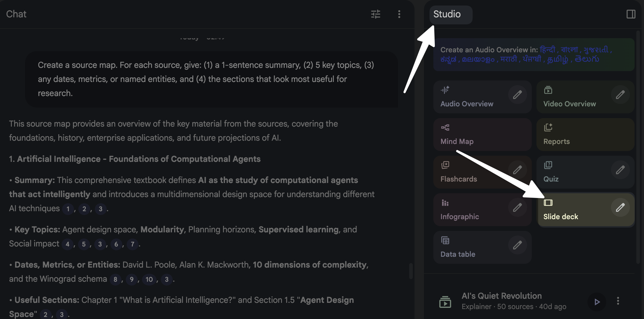 NotebookLM Slides deck