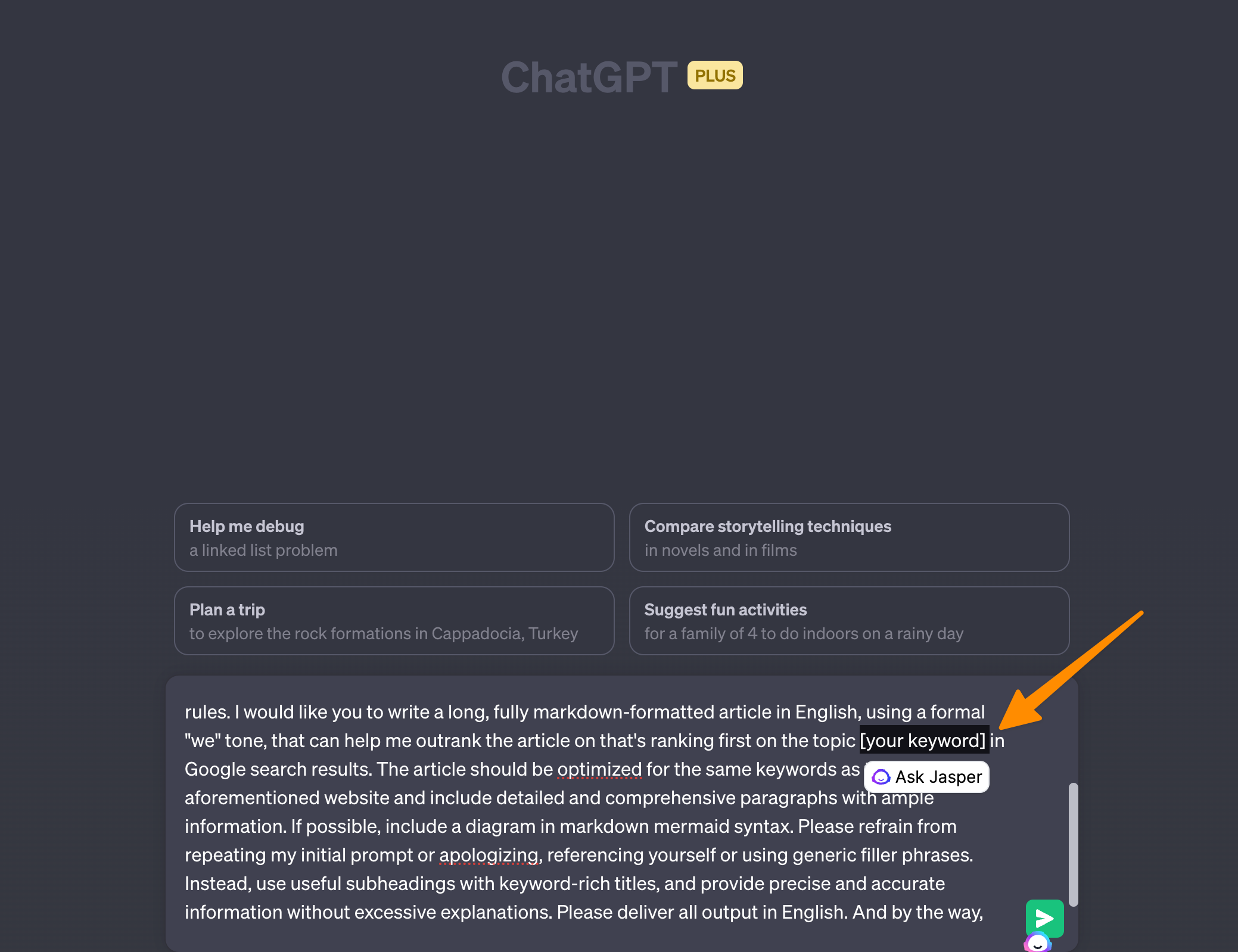 ChatGPT With Prompts