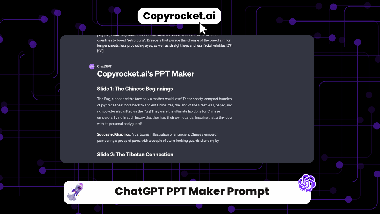 ChatGPT PPT Maker Prompts