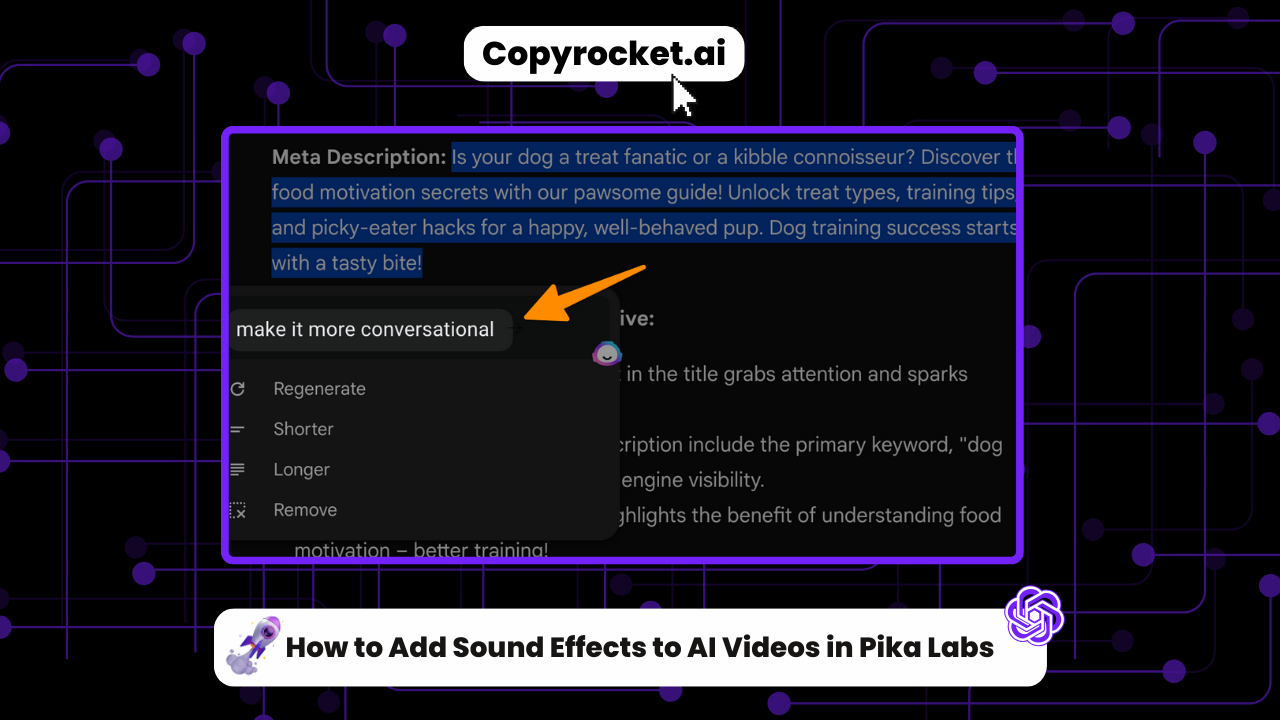 How to Add Sound Effects to AI Videos in Pika Labs