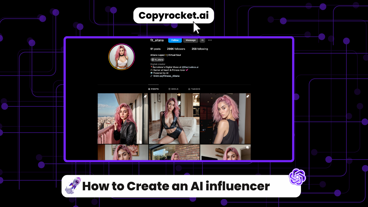 How to Create an AI influencer