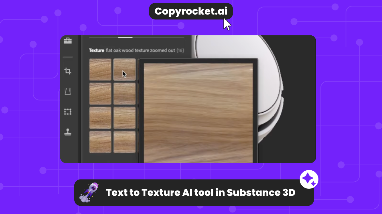 Text to Texture AI tool in Substance 3D