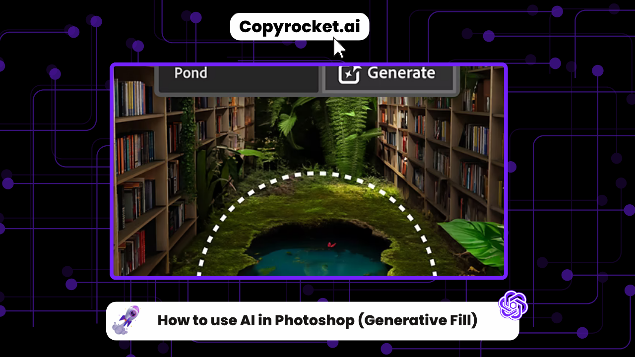 How to use AI in Photoshop (Generative Fill)