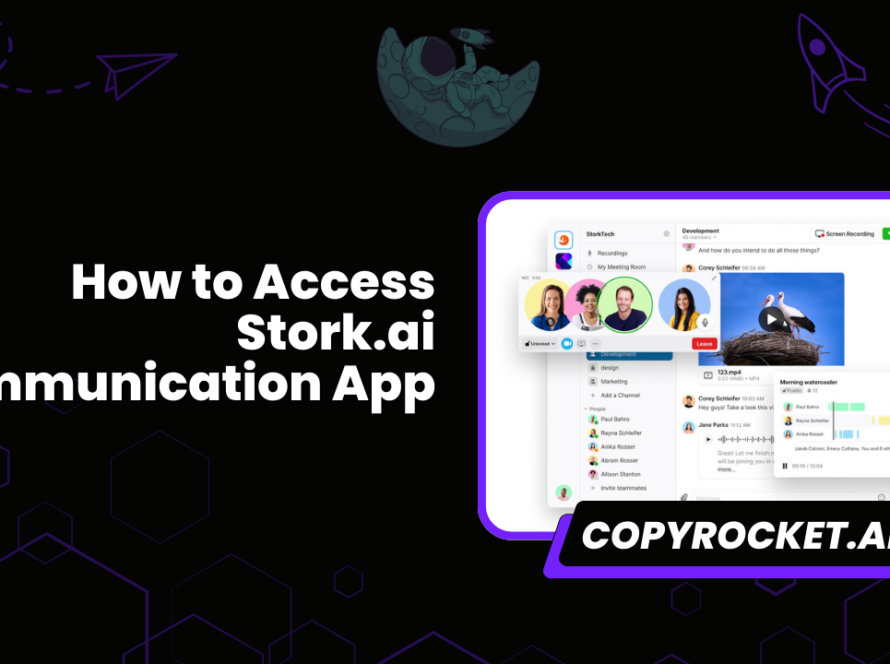 How to Access Stork.ai Communication App